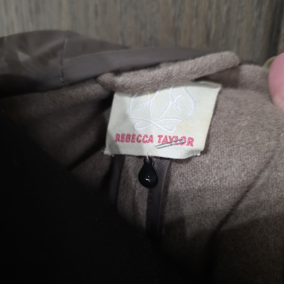 Rebecca Taylor Tan Cape with Hood - Picture 5 of 6